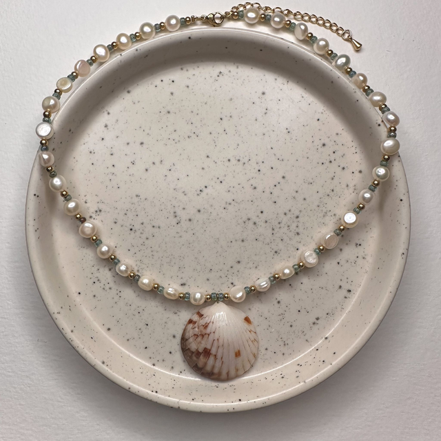 Collier Seashells &amp; Pearls