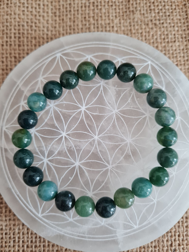 bracelet Agate mousse