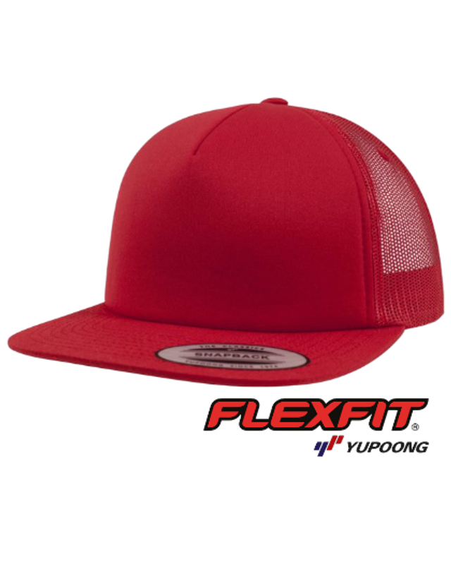 🧢 CASQUETTE FLEXFIT FOAM TRUCKER CUSTOM 3D COMPRIS*