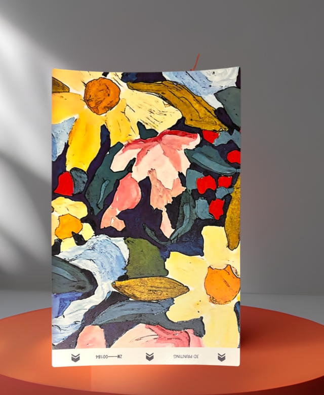 Peau Tablette Peinture Floral