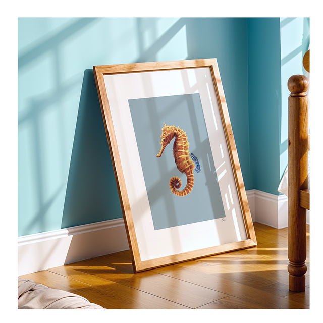 &#039;Seahorse&#039; art print