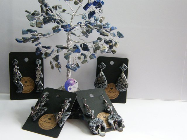 Collection Noir/Gris/Blanc Pailleté