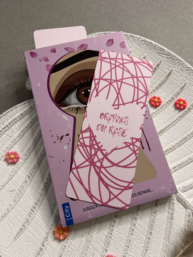 Marque-pages "Broyons du Rose"