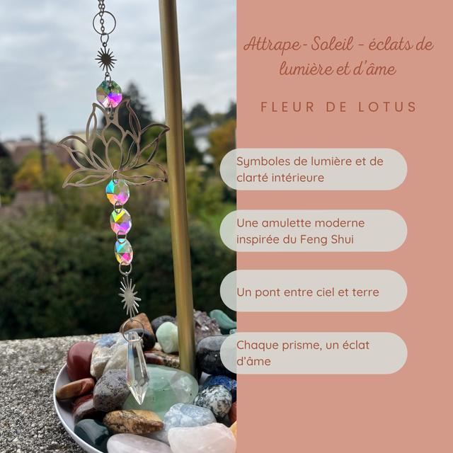 Attrape-Soleil : Fleur de Lotus