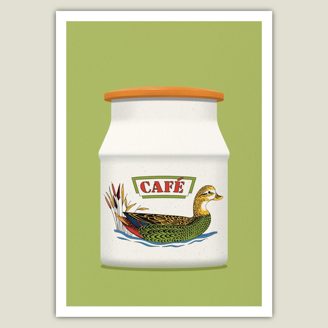 Cerámica Espejo pato