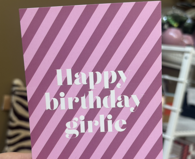 Happy birthday girlie - Menken marketing en design 