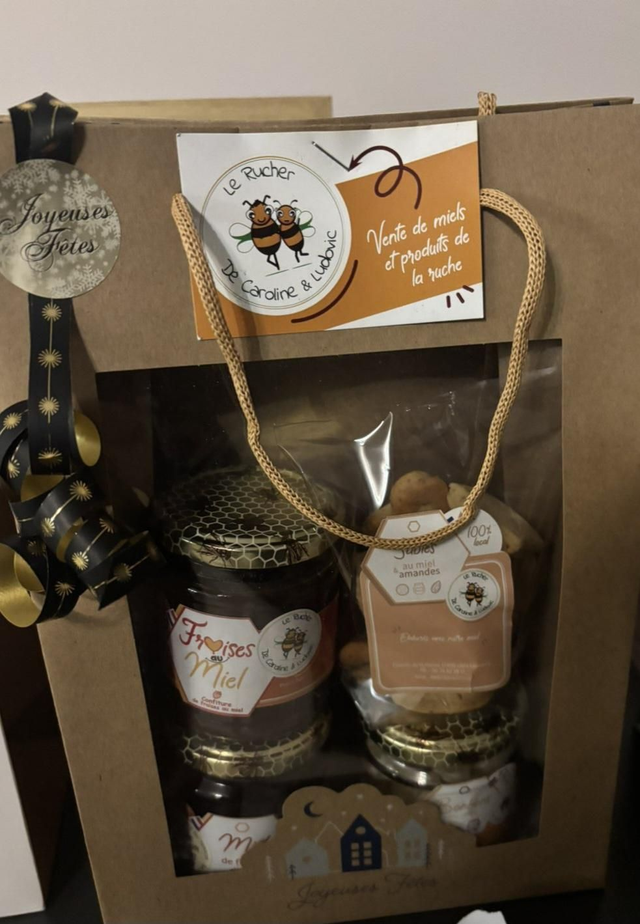 Bonbon sablés  confiture miel