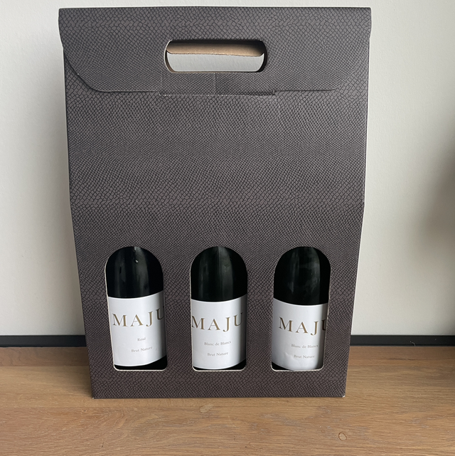Geschenkverpakking voor 1-2 of 3 flessen 