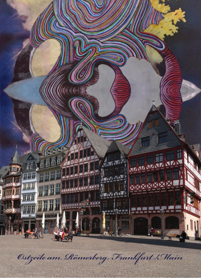 POSTKARTE: Ostzeile, Frankfurt/Main