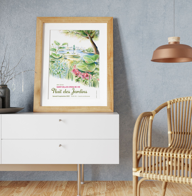 Tir. affiche - Nuit des Jardins