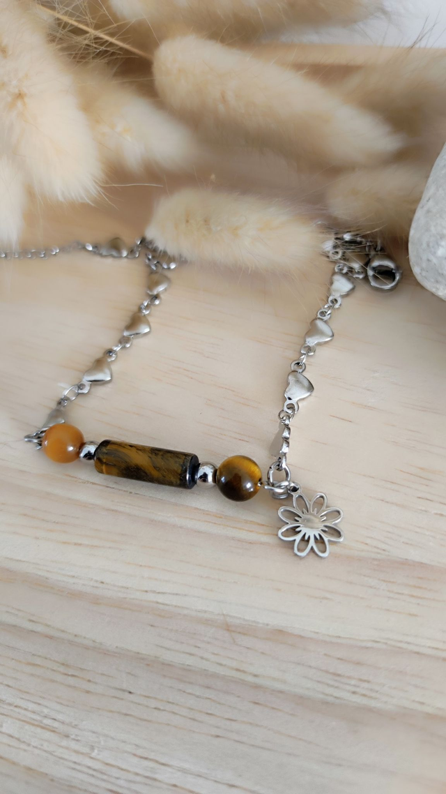 Chaîne de cheville Oeil de tigre