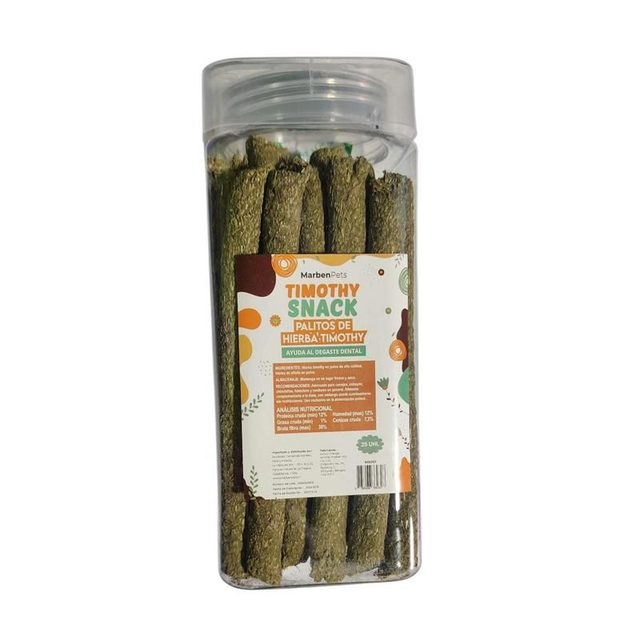 Palitos de Hierba Timothy Pack 25un