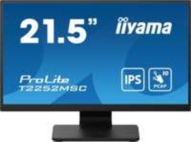 iiyama ProLite 21.5" 1920 x 1080 Full HD Touch zwart