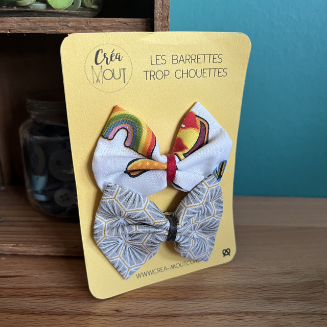 Lot de 2 mini barrettes 2