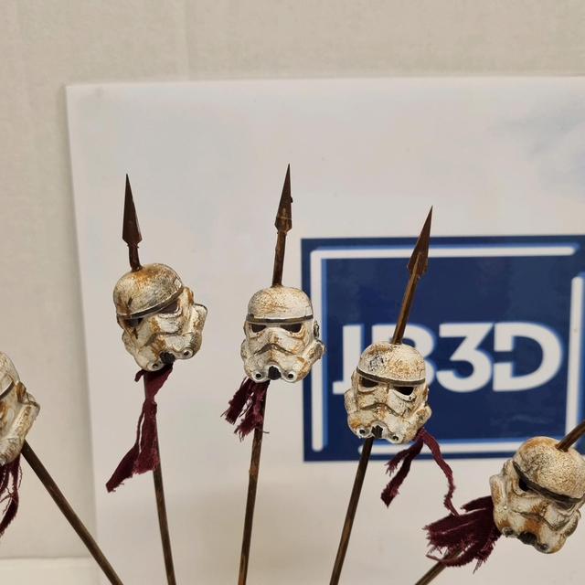 Trooper spiked helmets (set of 5)