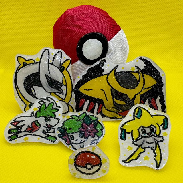 Pokemon handmade pins