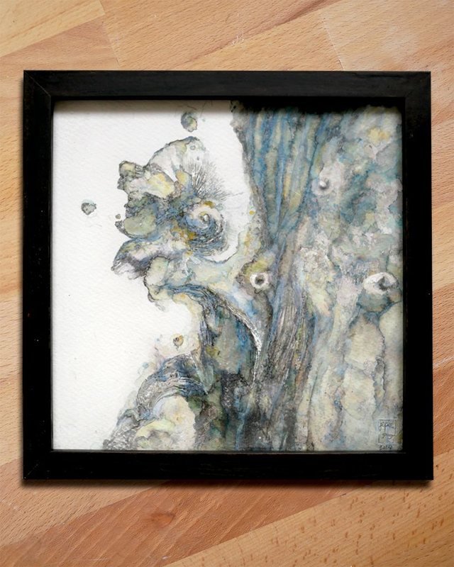 Tirage encadré "Errance onirique n°13 - détail n°2"