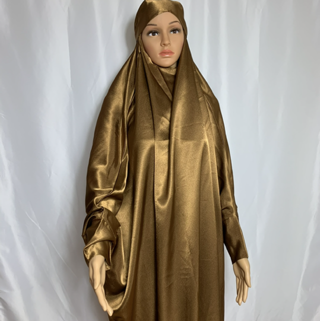 Copper Satin Jilbaab