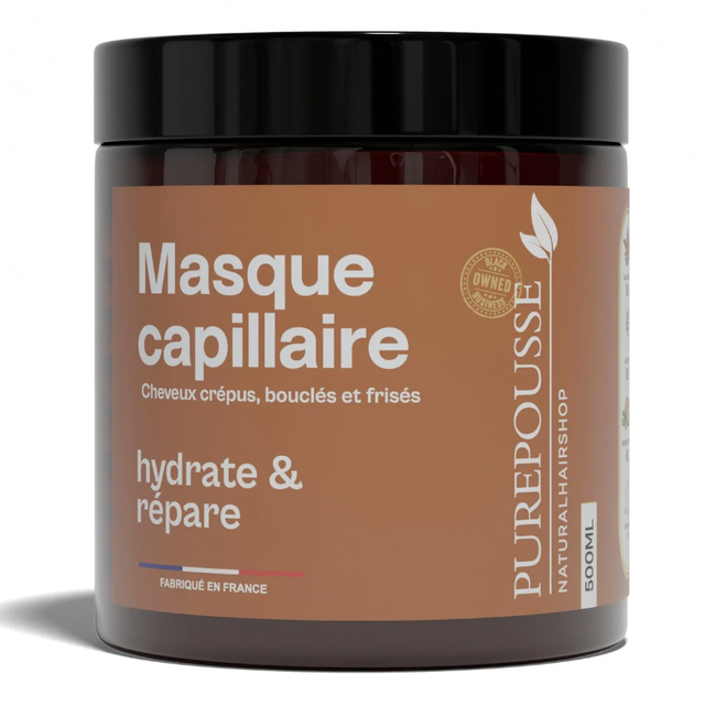 PUREPOUSSE Masque Capillaire hydratant 500ml