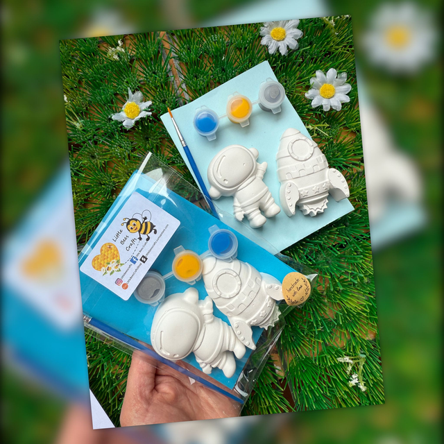 Space Painting Kit - Astronaut Theme - Party Bag Filler - Kids Activity - Painting kit - Birthday Activity 