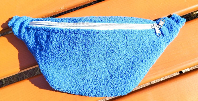 Sac banane bleu