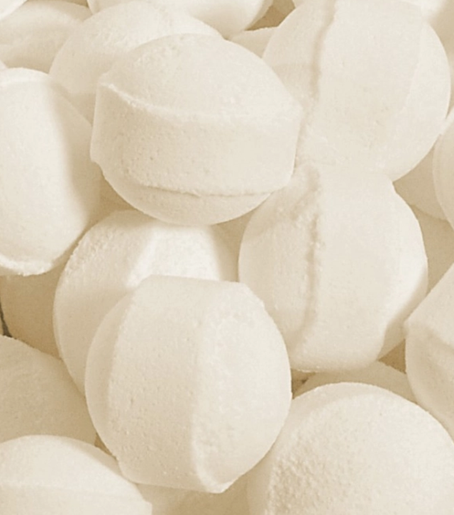 Mini-bille effervescente bain "Vanille"