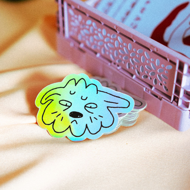 Stickers holographiques &quot;Dogo&quot;