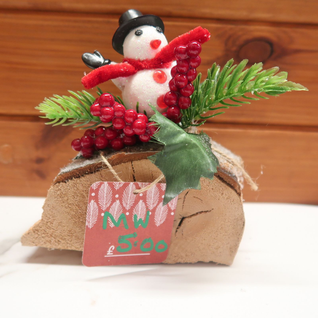 Christmas Log Decoration