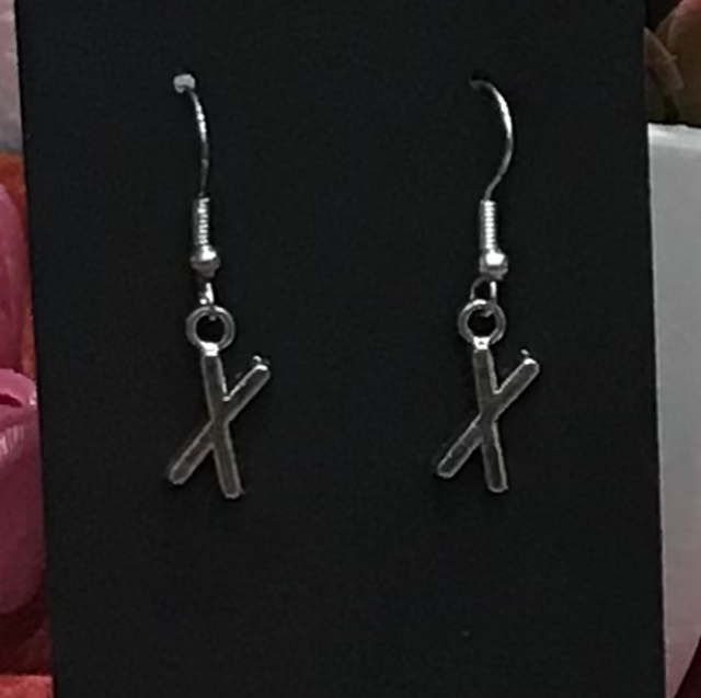 Silver Dangling Earrings- SDE-X