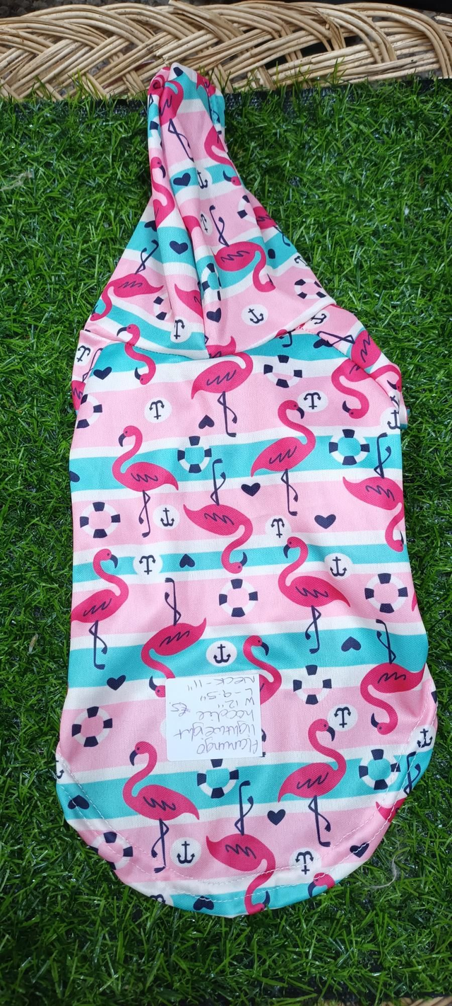 Lightweight flamingo hoodie 