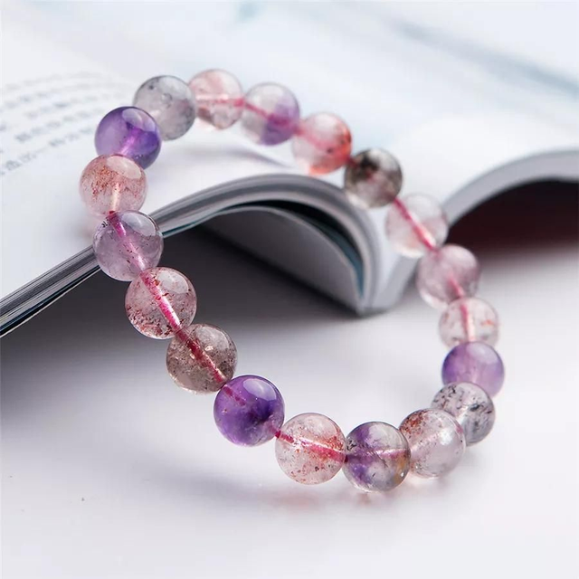 Super 7 edelsteen kralenarmband 