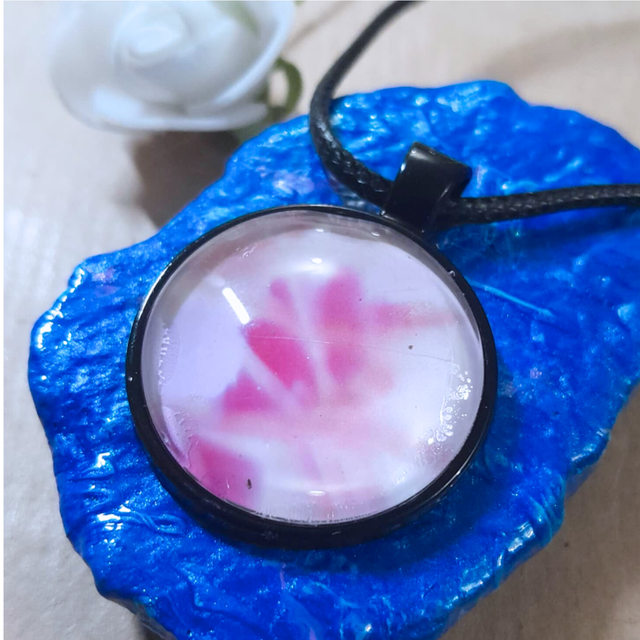 ECLAT DE ROSE - Collier - Rose - Métal noir