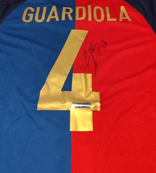 Gesigneerd FC Barcelona Shirt – Pep Guardiola