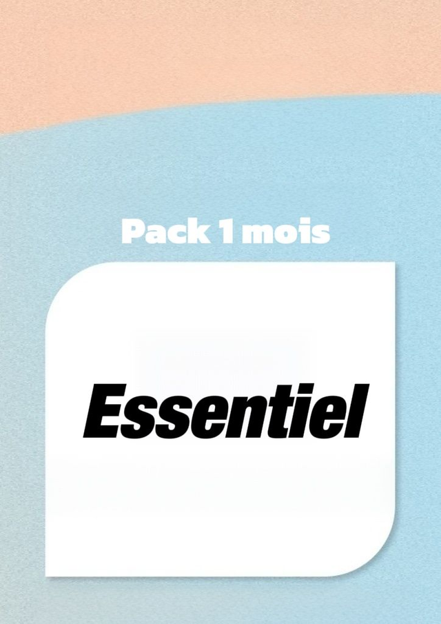 𝐏𝐚𝐜𝐤 𝟏 𝐦𝐨𝐢𝐬 𝐄𝐬𝐬𝐞𝐧𝐭𝐢𝐞𝐥 