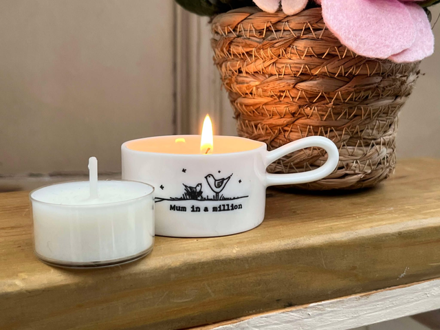 Mum in a Million Tealight Holder