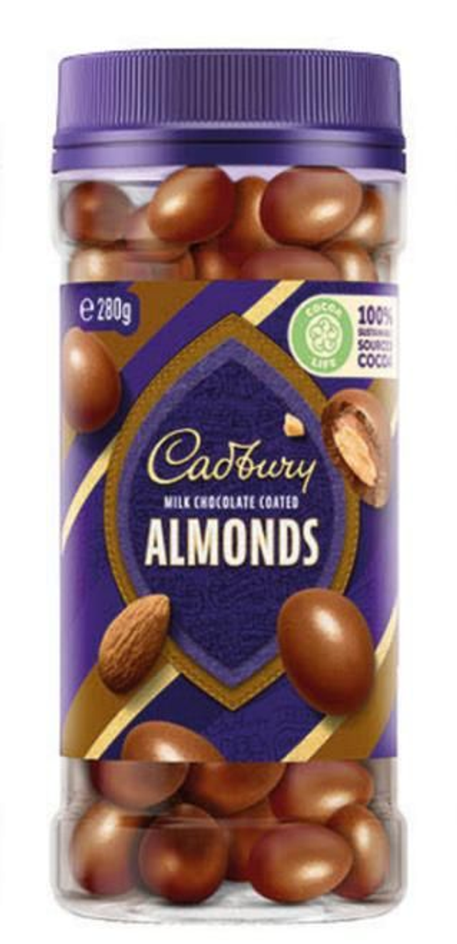 Cadbury Milk Chocolate Coated Almonds (280g)