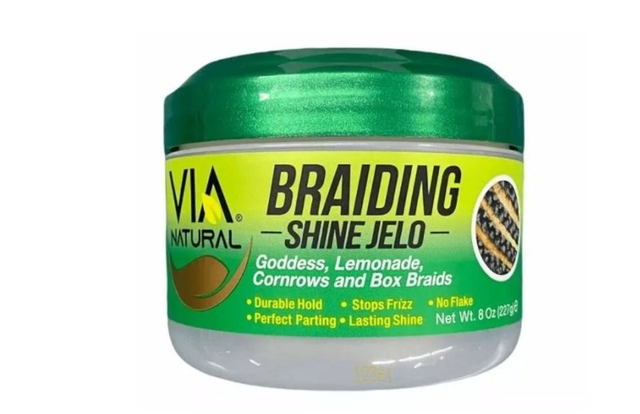  VIA NATURAL: BRAID SHINE JELO- REGULAR 8OZ