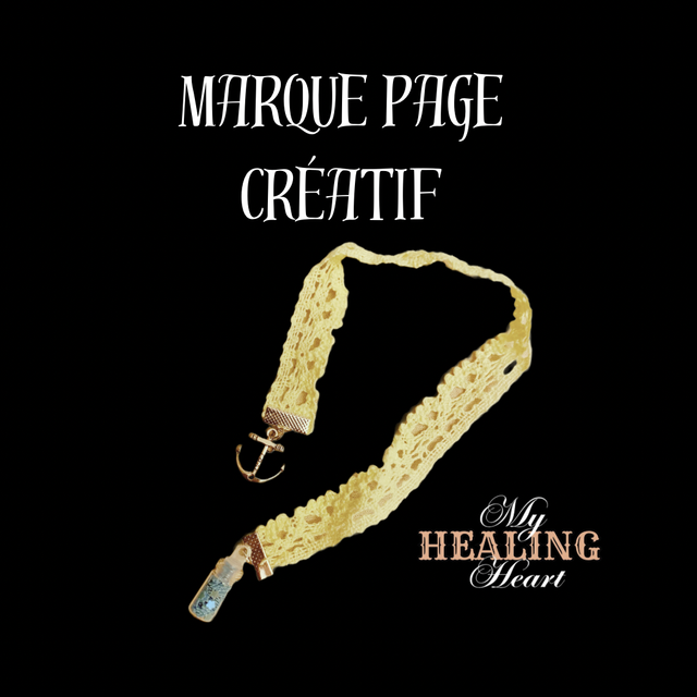 Marque page créatif Healing my heart