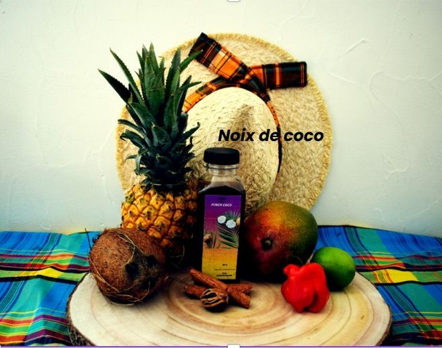 Sirop Artisanal pour Punch – Noix de Coco  Déshydratée Réhydratée