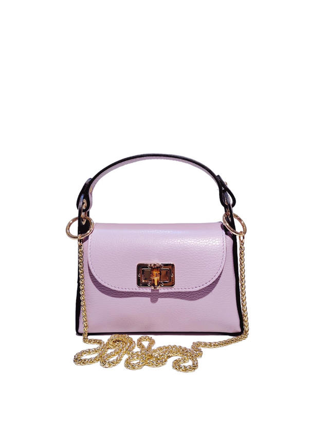 FLORE Petit Sac en Cuir Lilas