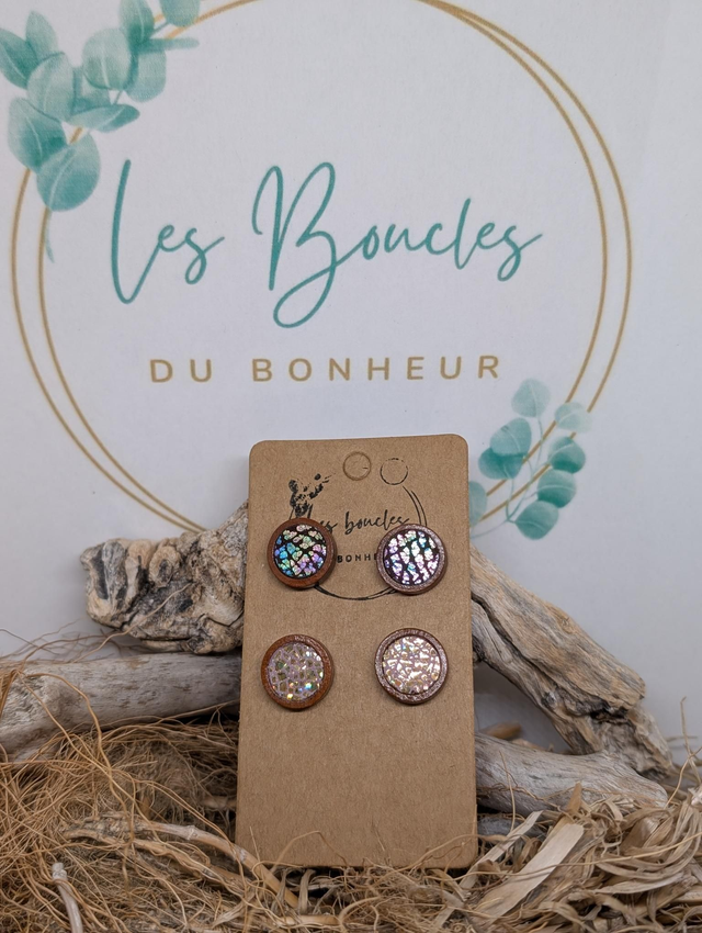 Lot de 2 paires de puces pu074