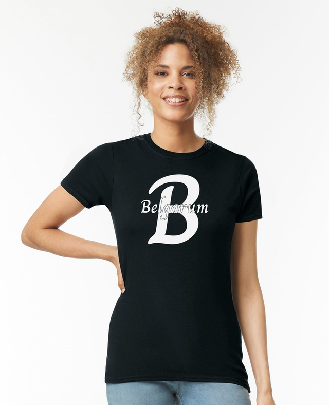 Belgarum Womens Softstyle Ringspun T-Shirt - Black