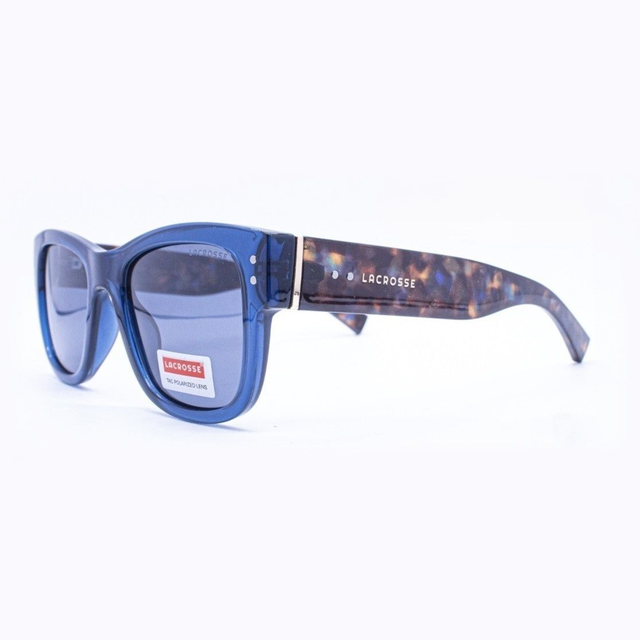 Lentes de Sol Lacrosse LY-2141L TR90 Polarizados Azul Traslúcido Carey
