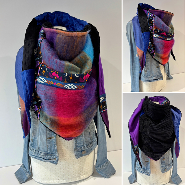 Maxi Chèche Double Patchwork 346