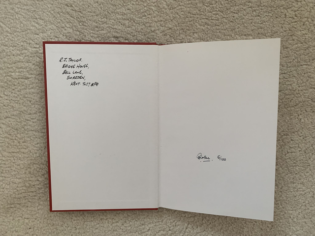 A Ballistics Handbook by Kolbe, Geoffrey - Hardcover Limited Edition, Signed