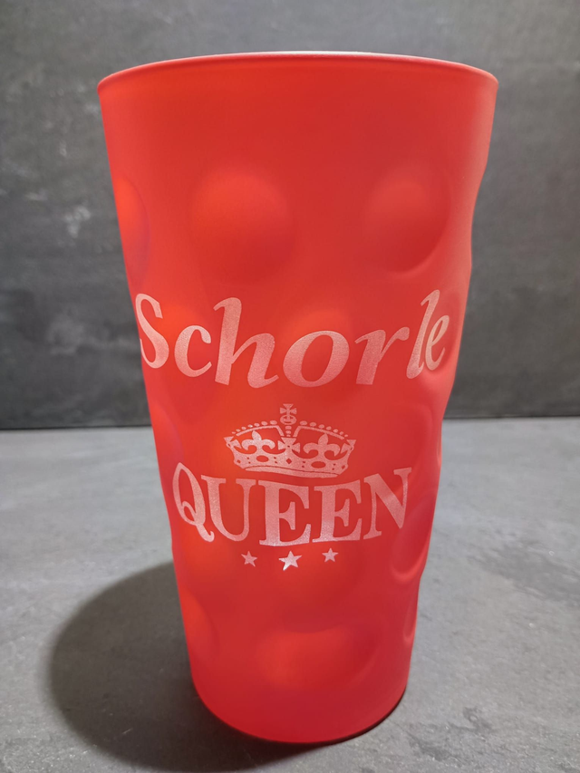 Dubbeglas "SCHORLE QUEEN" versch Farben