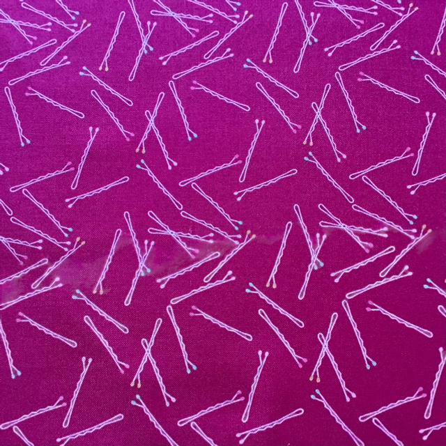 35 cm Patchworkstoff „Haarklemme“