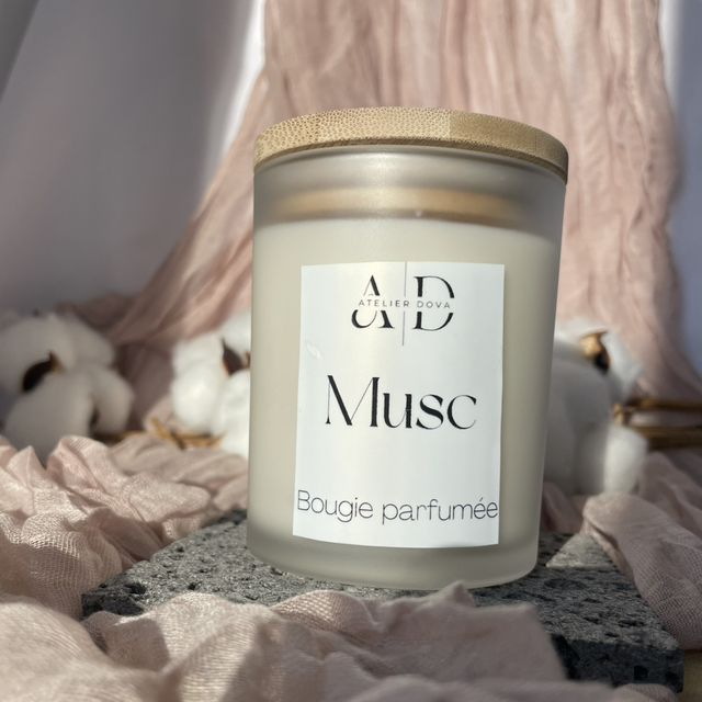 Musc bougie parfumée 
