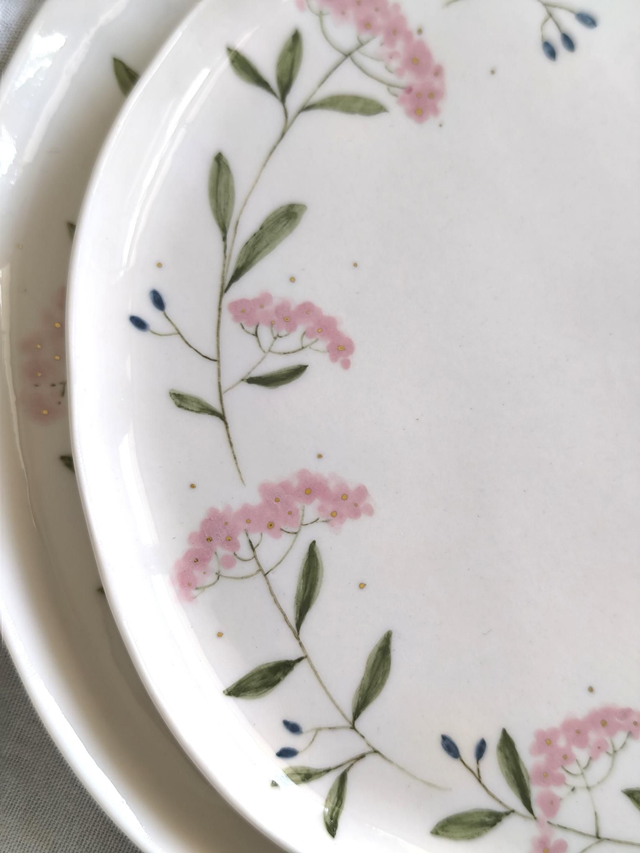 Laurestine serving plate