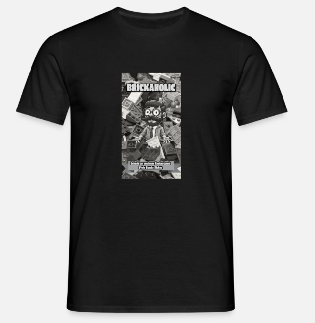 Brickaholic, Grau - Organic T-Shirt Damen
